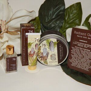 Tokyo Milk 76 Radient Gem - Hand Cream Perfum Luminary Candle Bundle